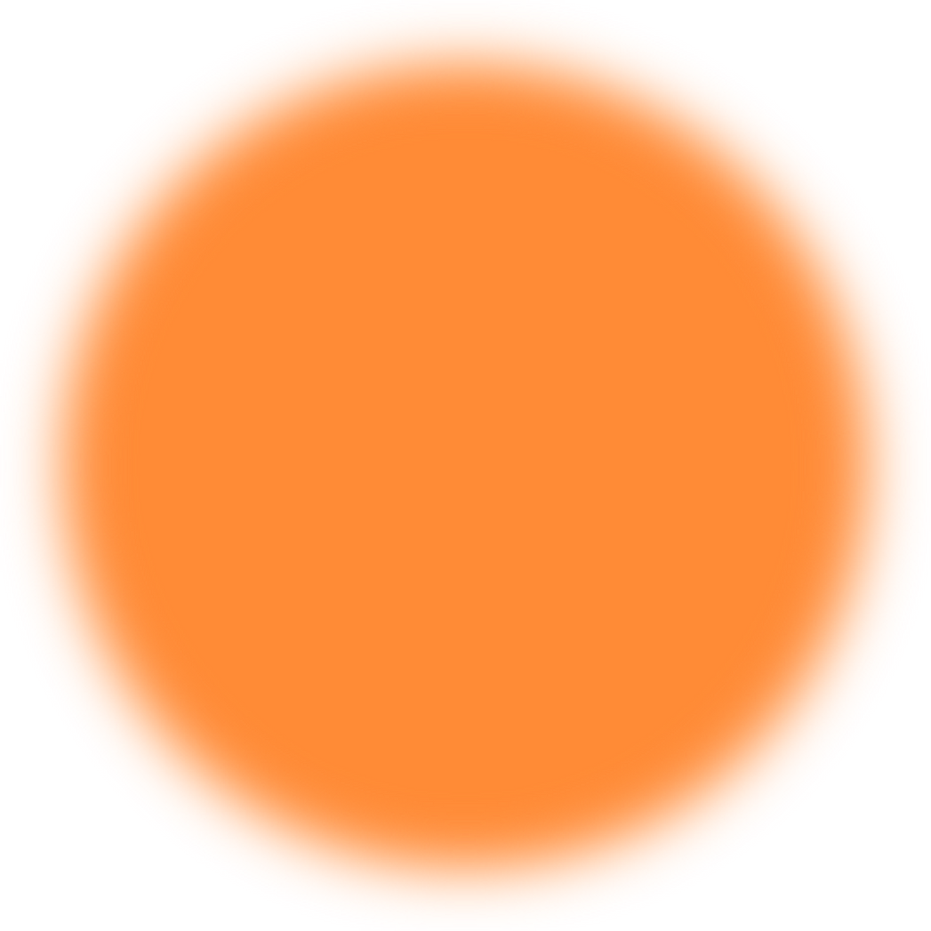 Orange blur circle